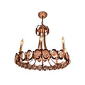 Midcentury Italian Crystal & Brass Chandelier by Gaetano Sciolari, C 1960