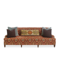 Jonas NY Upholsterer Monte Carlo Sofa with Bursa Suzani Fabric & Custom Pillows