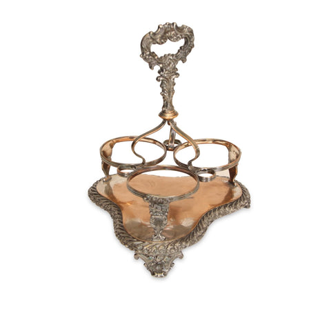 Antique Birmingham Silver Decanter Stand C1789 Marked