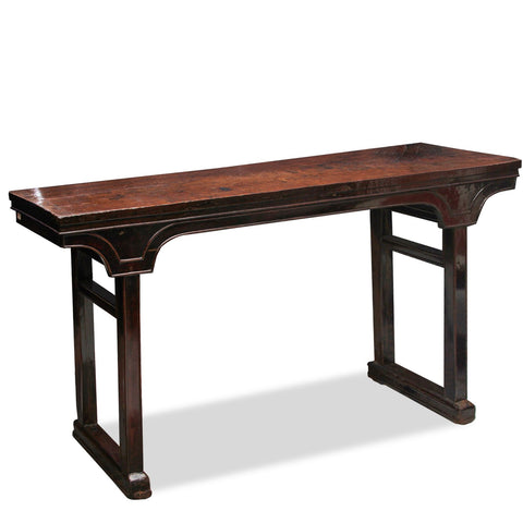 Antique Chinese Ming Modern Style Altar or Console Table C. Early 1800s