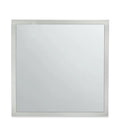 Contemporary Mirror with Frosted Glass Frame