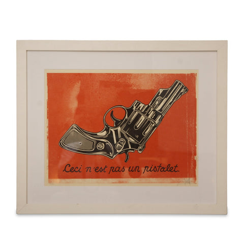 Not a Gun Pencil Signed Print by Dave Kinsey with COA