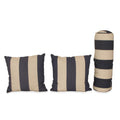Set of 3 Pottery Barn Striped Outdoor/Indoor Pillows
