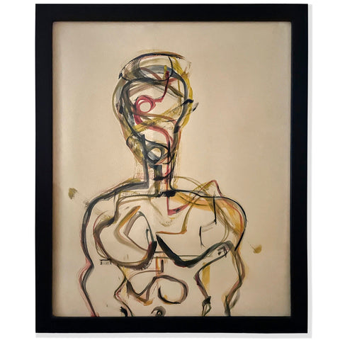 James Horner "Almost Taken Back",  Acrylic on Cardboard, 2005