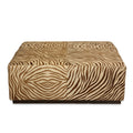 Kenneth Cole Zebra Design Cowhide Ottoman (2 Available)