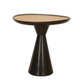 Kravet Sculptural Side Table or Pedestal with Gilded Top