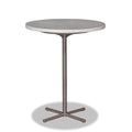 Marbled Quartz Round Side Table from R&B