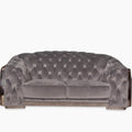 MASSIMO SILVER Loveseat by Roberto Grassie