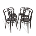 Michael Thonet No. 14 Bentwood Chair by Ton, set of 6