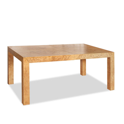 Milo Baughman Olivewood Double Extension Dining Table C1970s