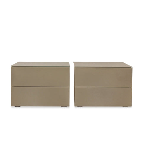 Pianca People 2 Drawer Nightstand, Pair of