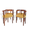 Rare Rosewood Model 195 Dining Chairs by Ole Gjerlov-Knudsen & Torben Lind for France & Son C1960, Set of 4