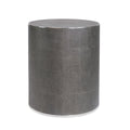 Saunderson Shagreen Plinth Round Side Table from Restoration Hardware