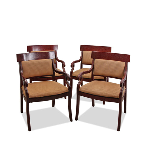 Set of 4 Kimball Innsbruck Osterley Park Traditional Arm Chairs