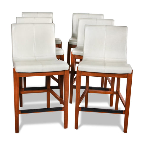 Set of Six Holly Hunt Siren Counter Stools