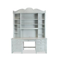 Transitional Desk with Hutch