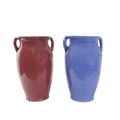 Vintage Robinson Ransbottom Pottery Handled Floor Vases Jars Urns (Large), Pair of