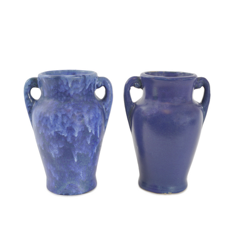 Vintage Robinson Ransbottom Pottery Handled Floor Vases Jars Urns(Medium), Pair of