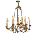 Vintage Brass 14 Light Chandelier 20thC