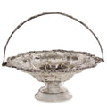 Antique Cake Silver Plated Cake Basket Marked 1644