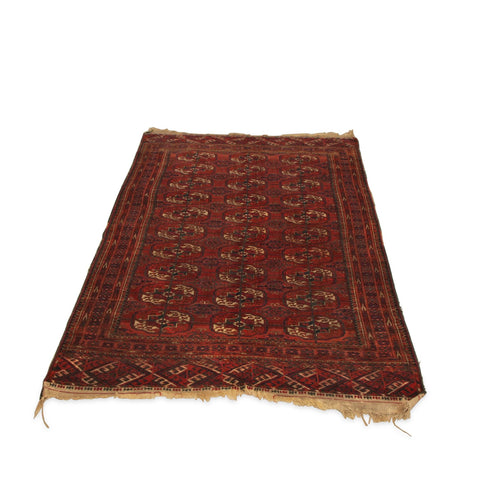 Vintage Hand knotted Tribal Kuchi Baluchi Oriental Carpet (4 ft 6 in x 3 ft 3 in)