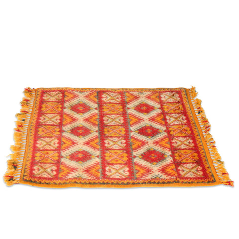 Vintage Kilim Turkish Carpet (2 ft 7 in x 3 ft)