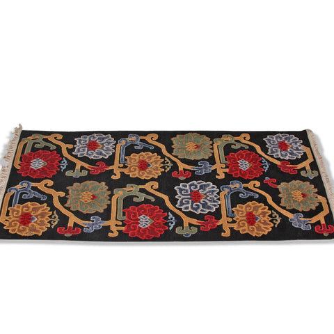 Vintage Tibetan Khaden Carpet (3 ft x 5 ft 1 in)