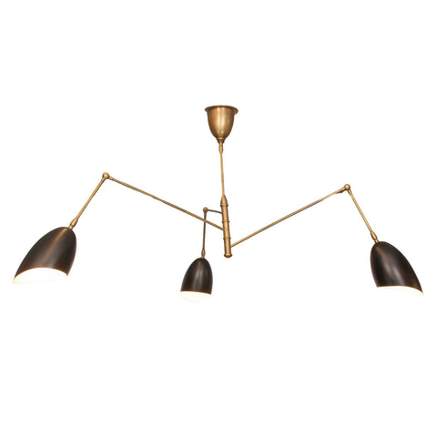 Visual Comfort Aerin Sommerard Triple Arm Chandelier