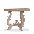 Wisteria French Farmhouse Demi Lune Console Table