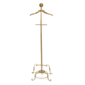 Antique Gentleman's Valet Brass Butler Stand